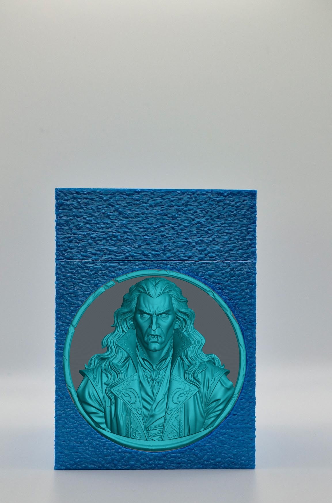 Gothic Vampire Card Box — Blue