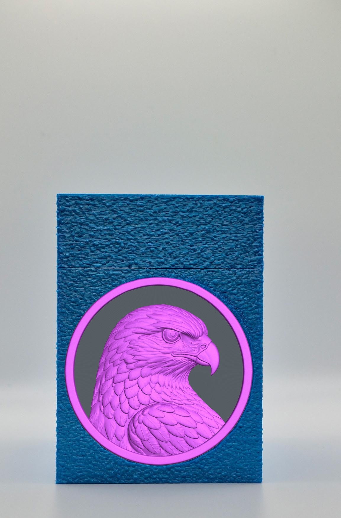 Eagle Card Box — Blue