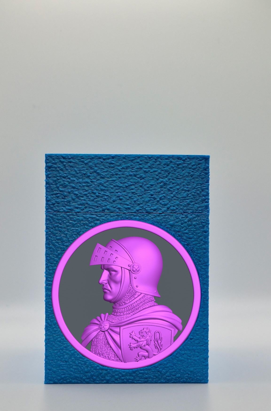 Knight Card Box — Blue
