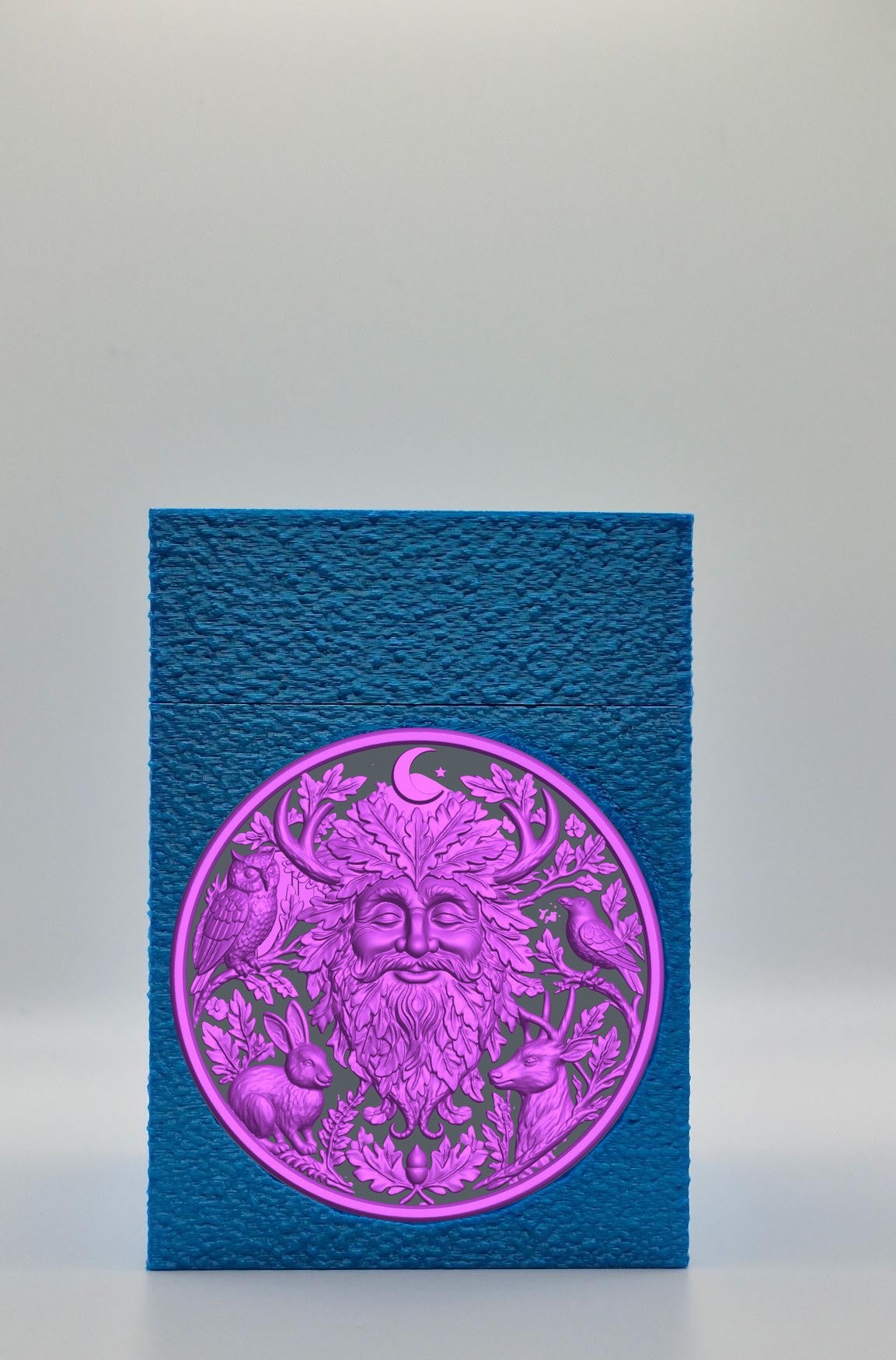 Tree Spirit Card Box — Blue
