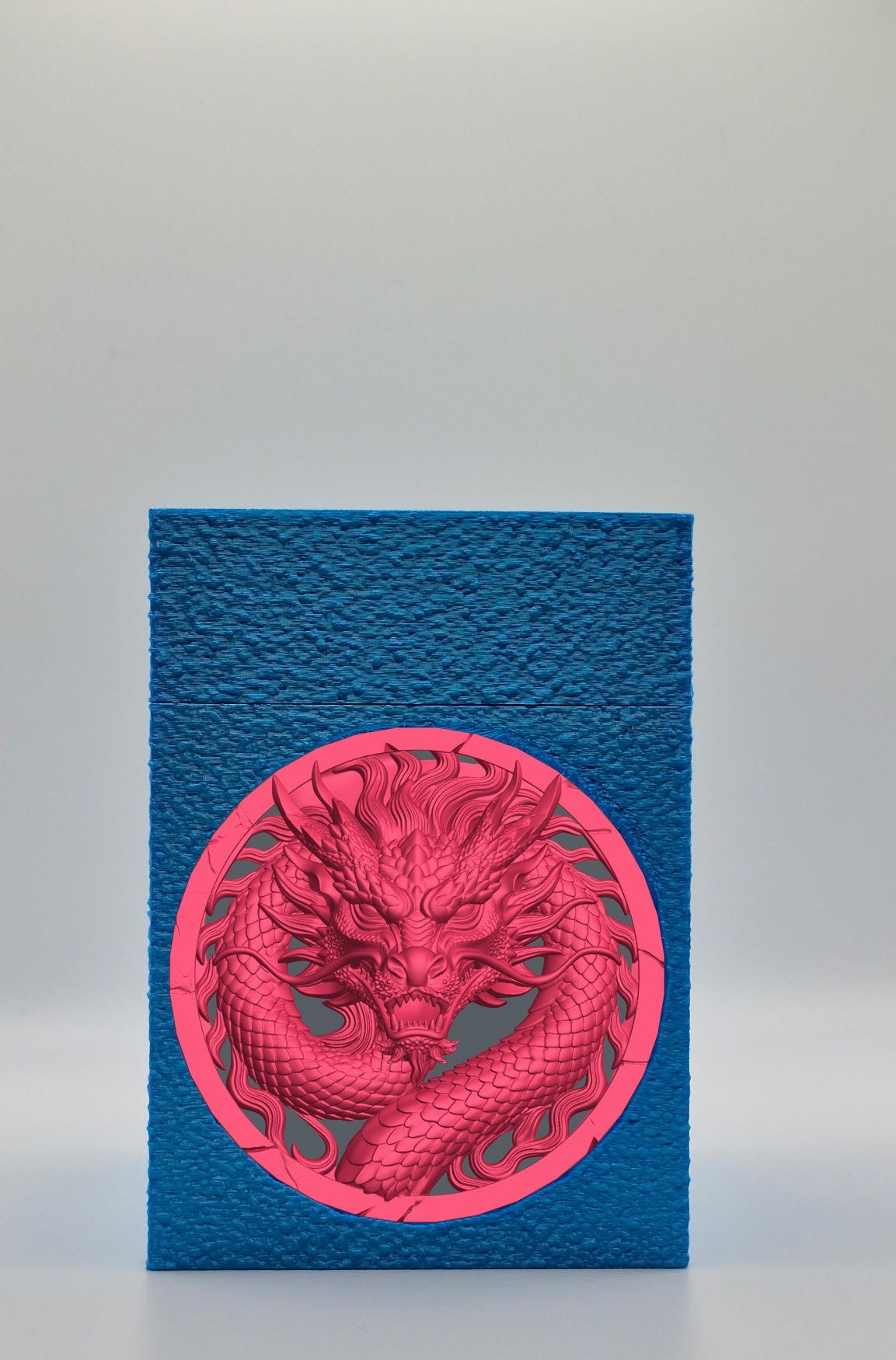 Dragon Card Box — Blue