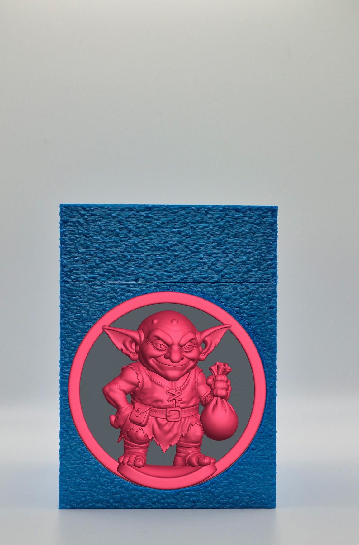 Greedy Goblin Card Box — Blue