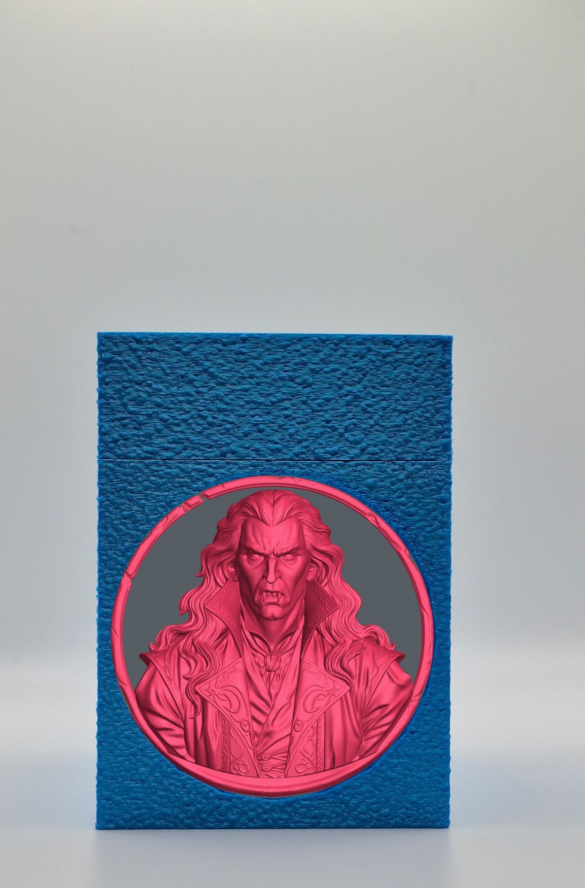 Gothic Vampire Card Box — Blue