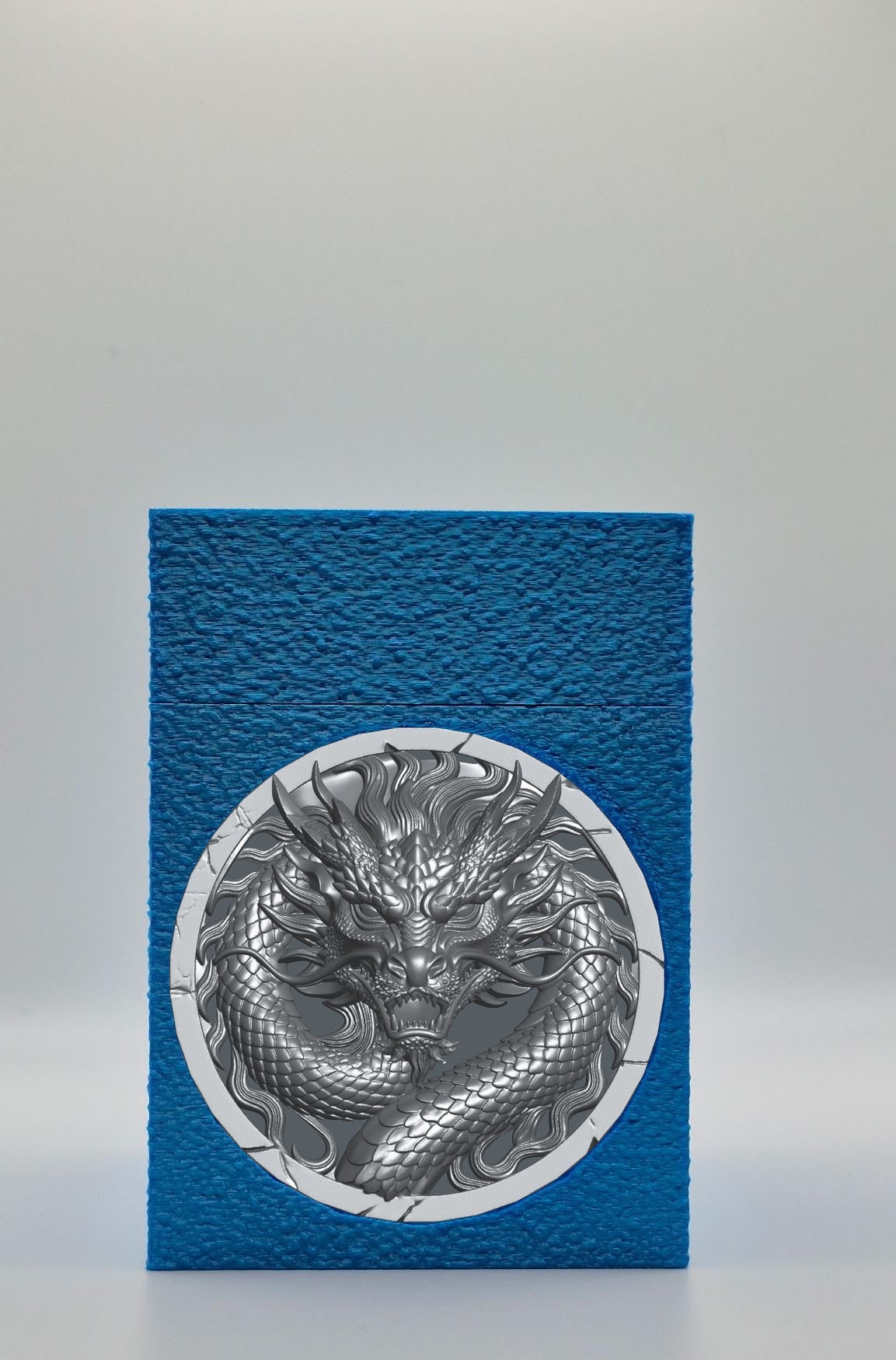 Dragon Card Box — Blue
