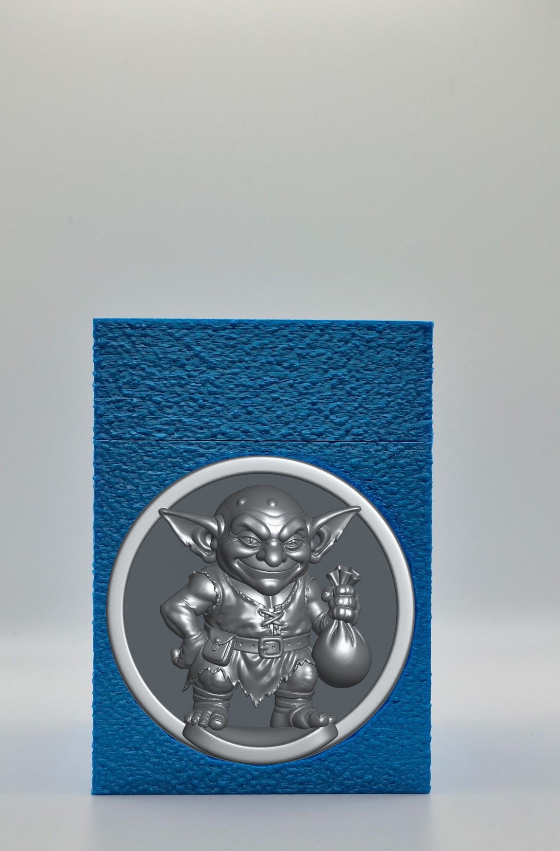 Greedy Goblin Card Box — Blue
