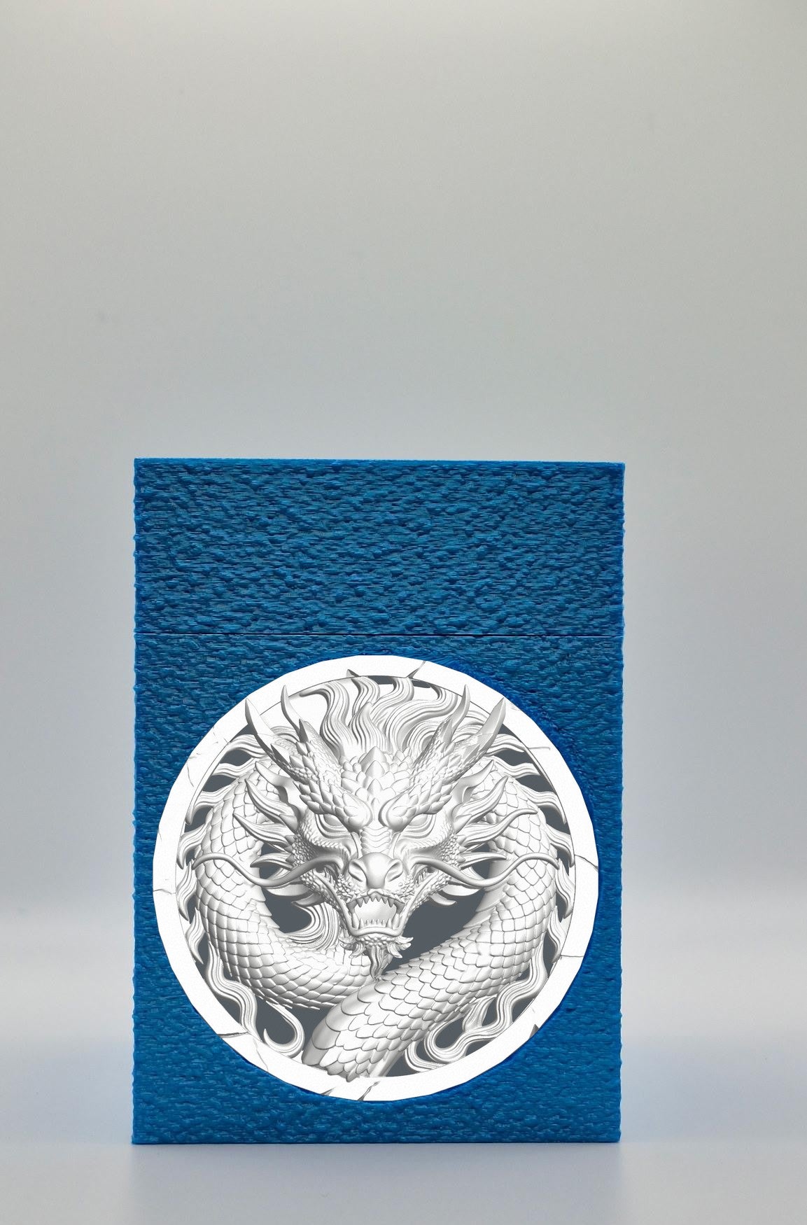 Dragon Card Box — Blue