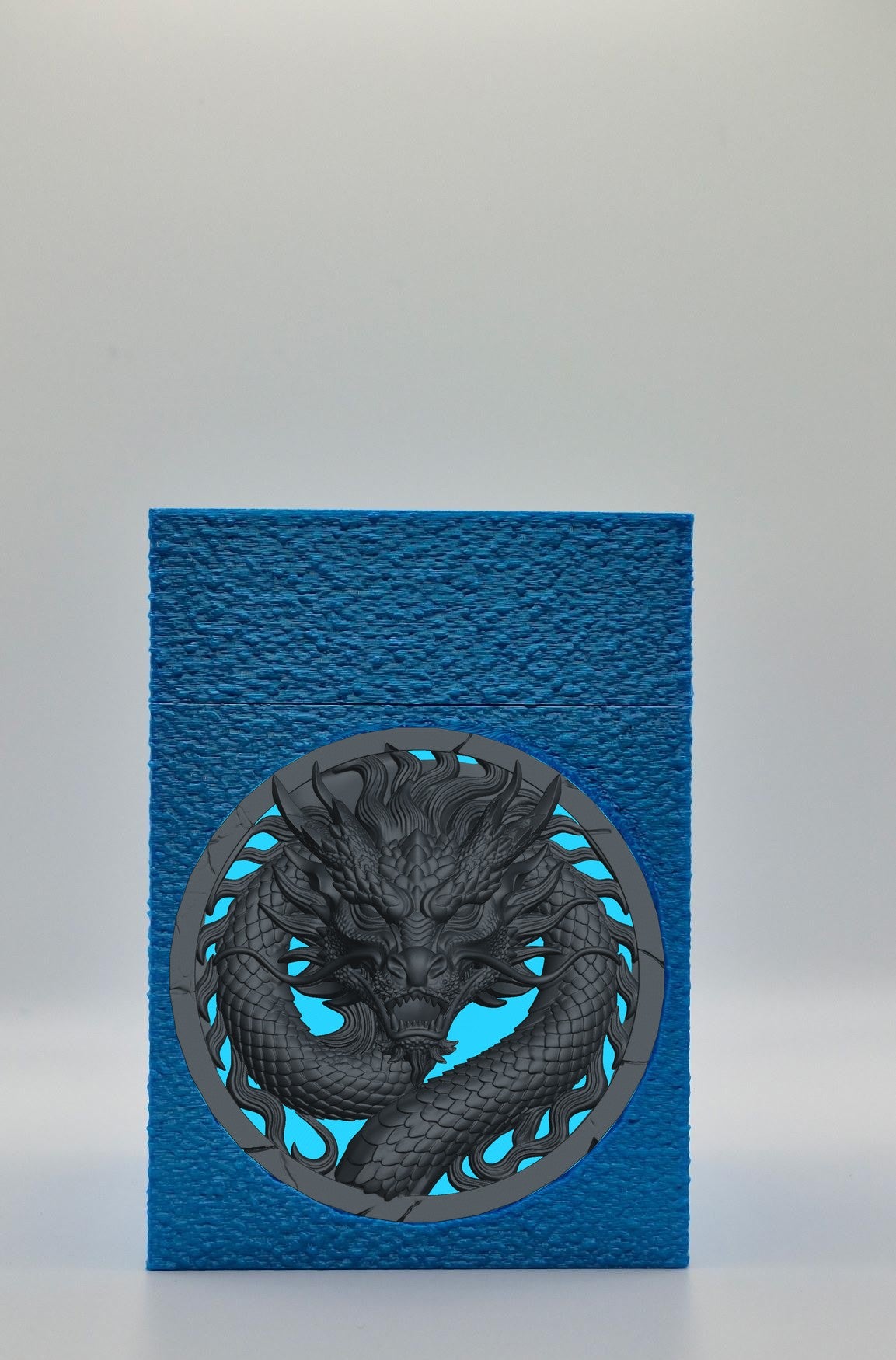 Dragon Card Box — Blue