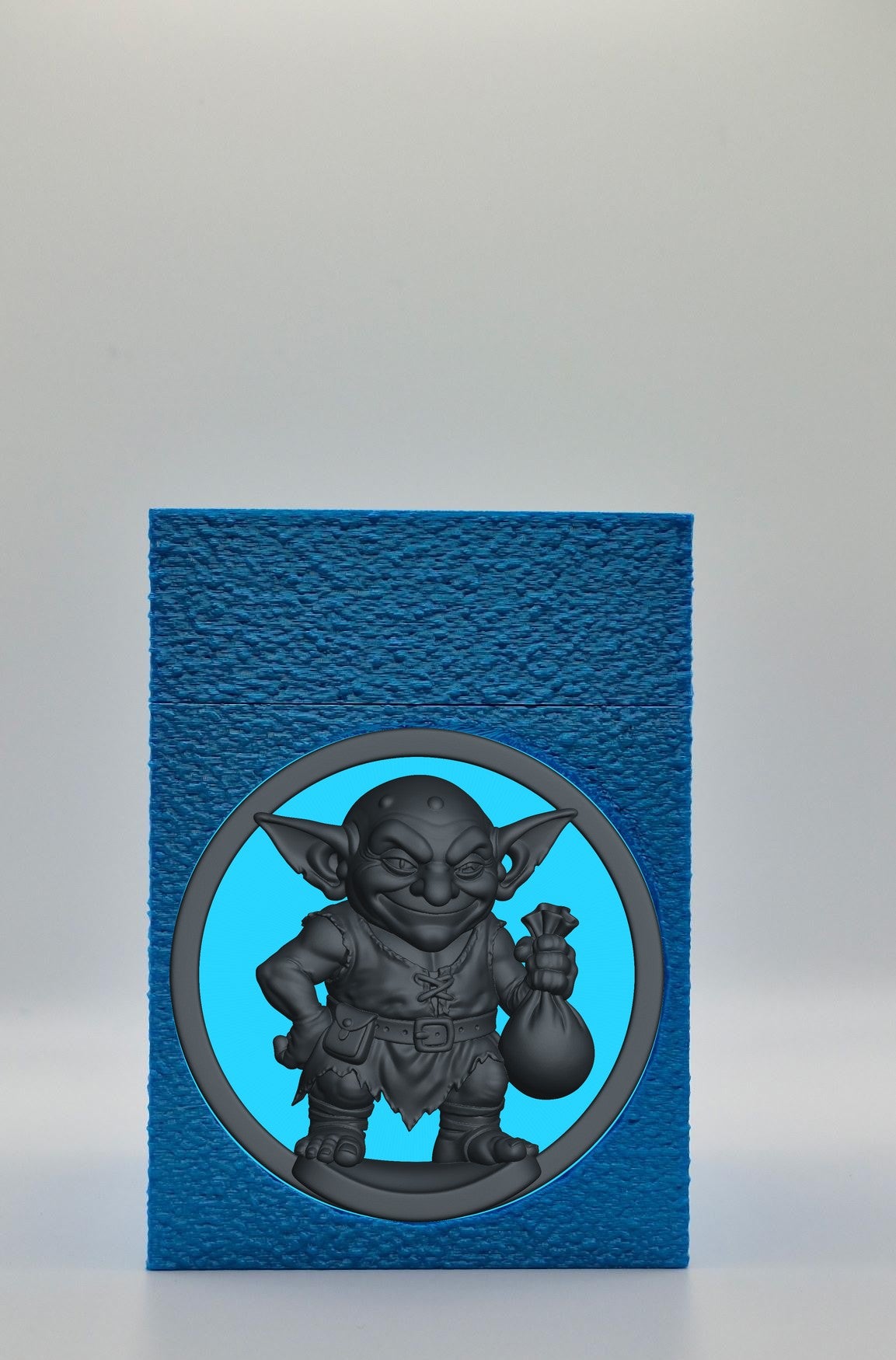 Greedy Goblin Card Box — Blue