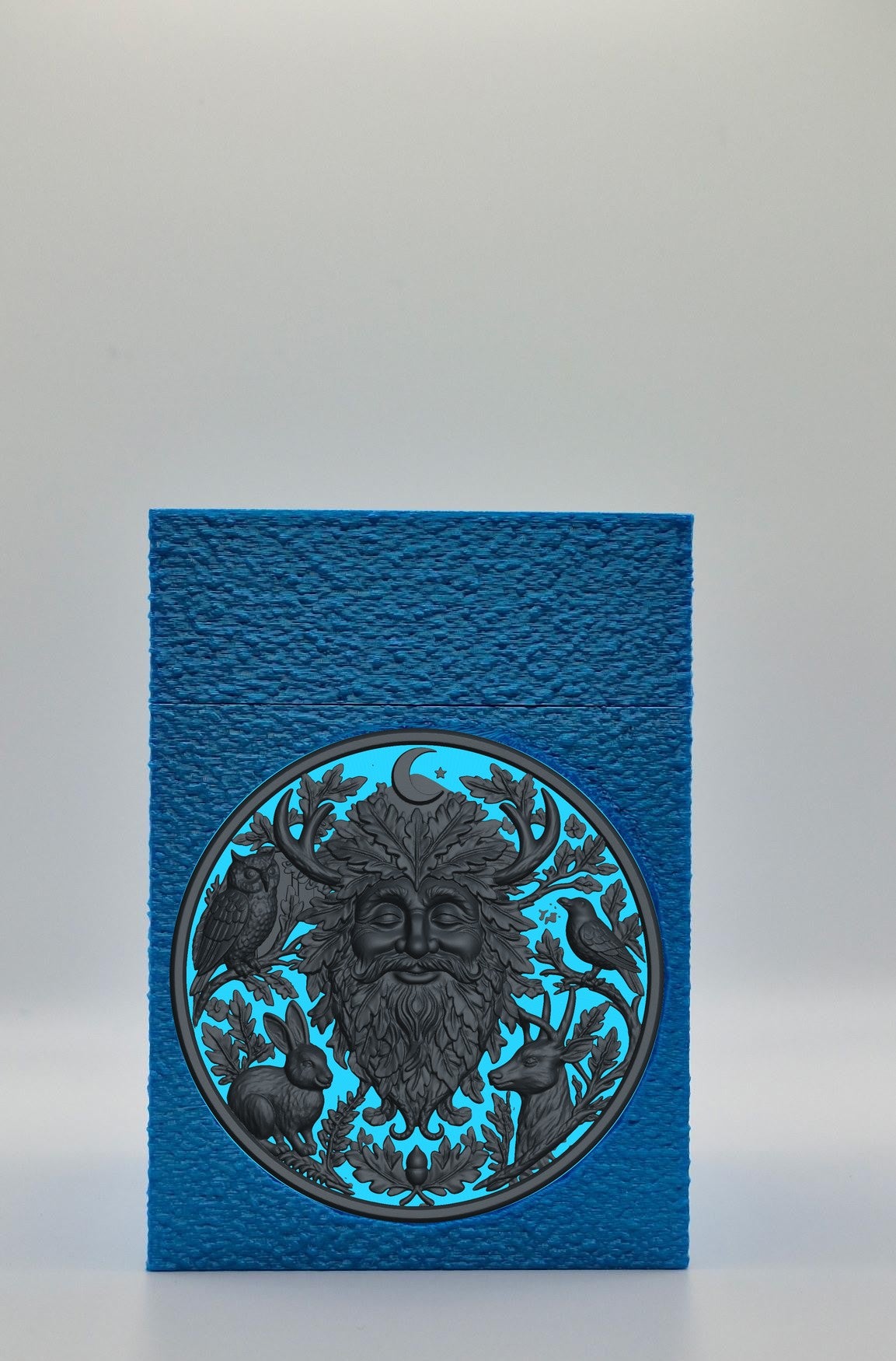 Tree Spirit Card Box — Blue