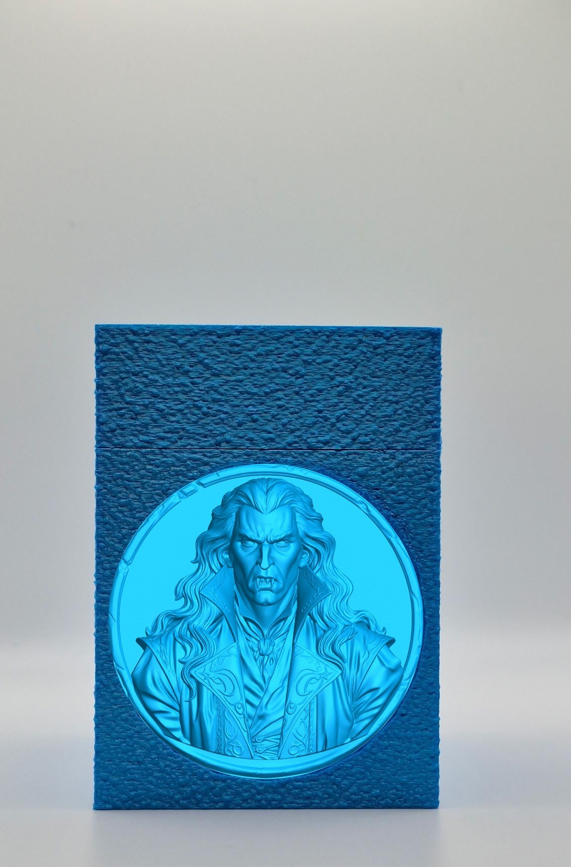 Gothic Vampire Card Box — Blue