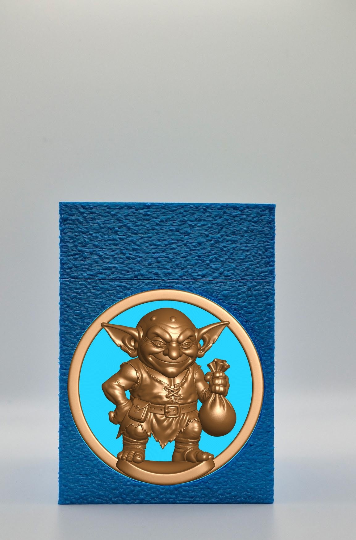 Greedy Goblin Card Box — Blue