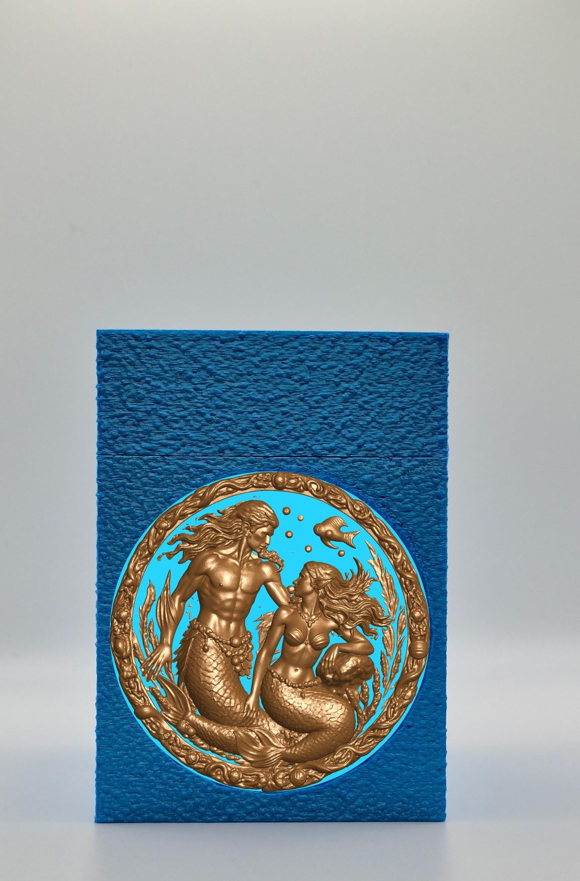 Merfolk Card Box — Blue