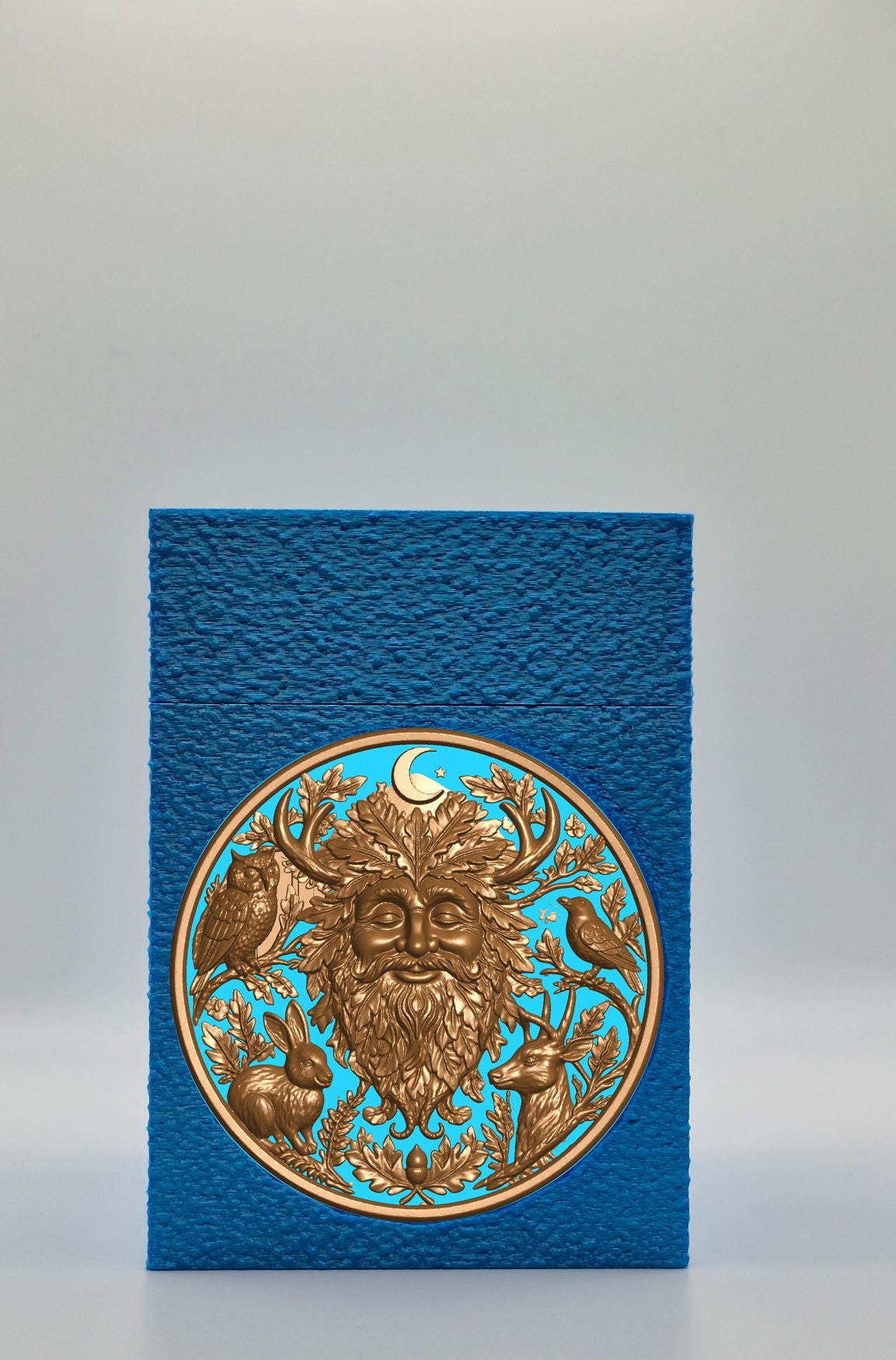 Tree Spirit Card Box — Blue