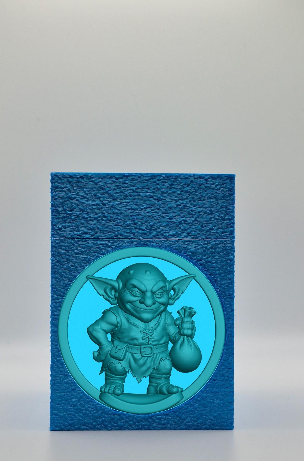 Greedy Goblin Card Box — Blue