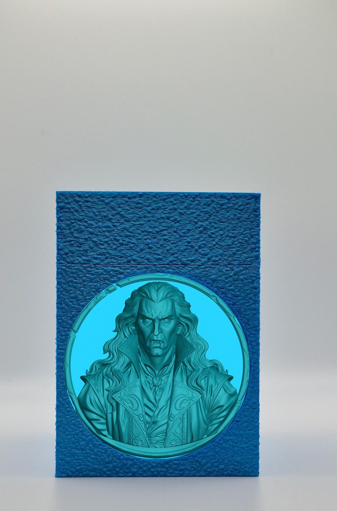Gothic Vampire Card Box — Blue