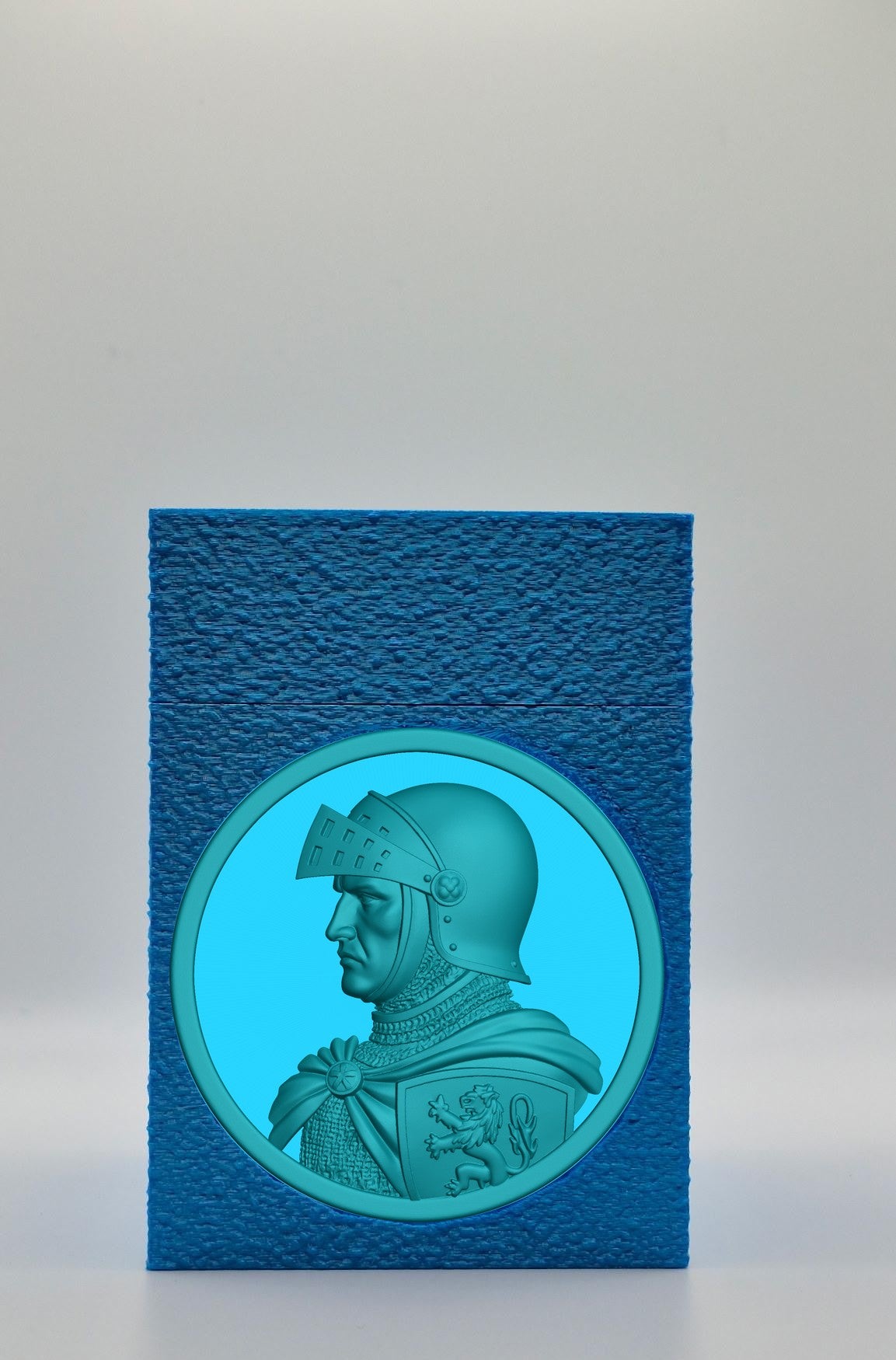 Knight Card Box — Blue