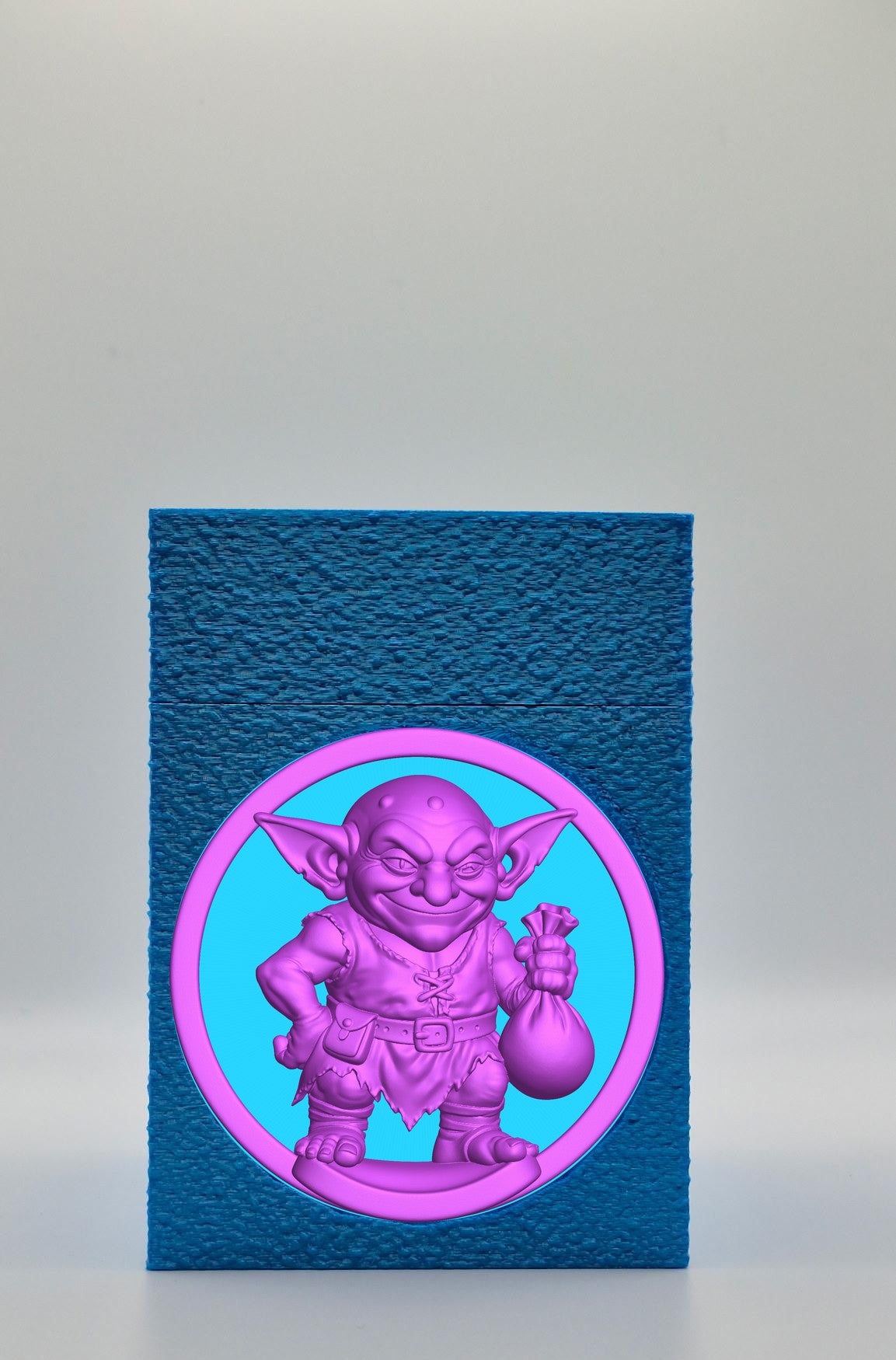 Greedy Goblin Card Box — Blue