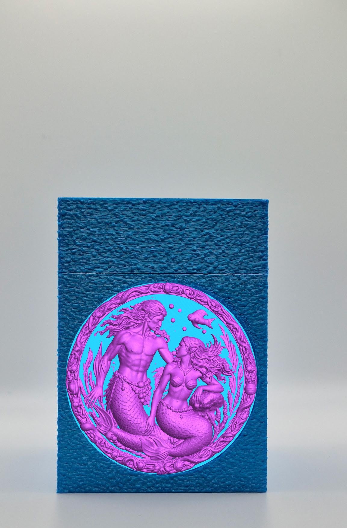 Merfolk Card Box — Blue