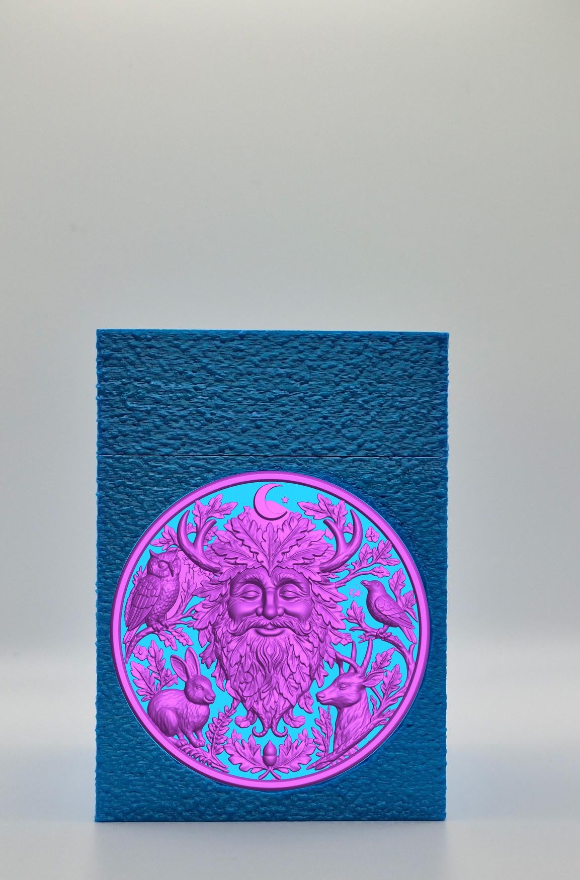 Tree Spirit Card Box — Blue