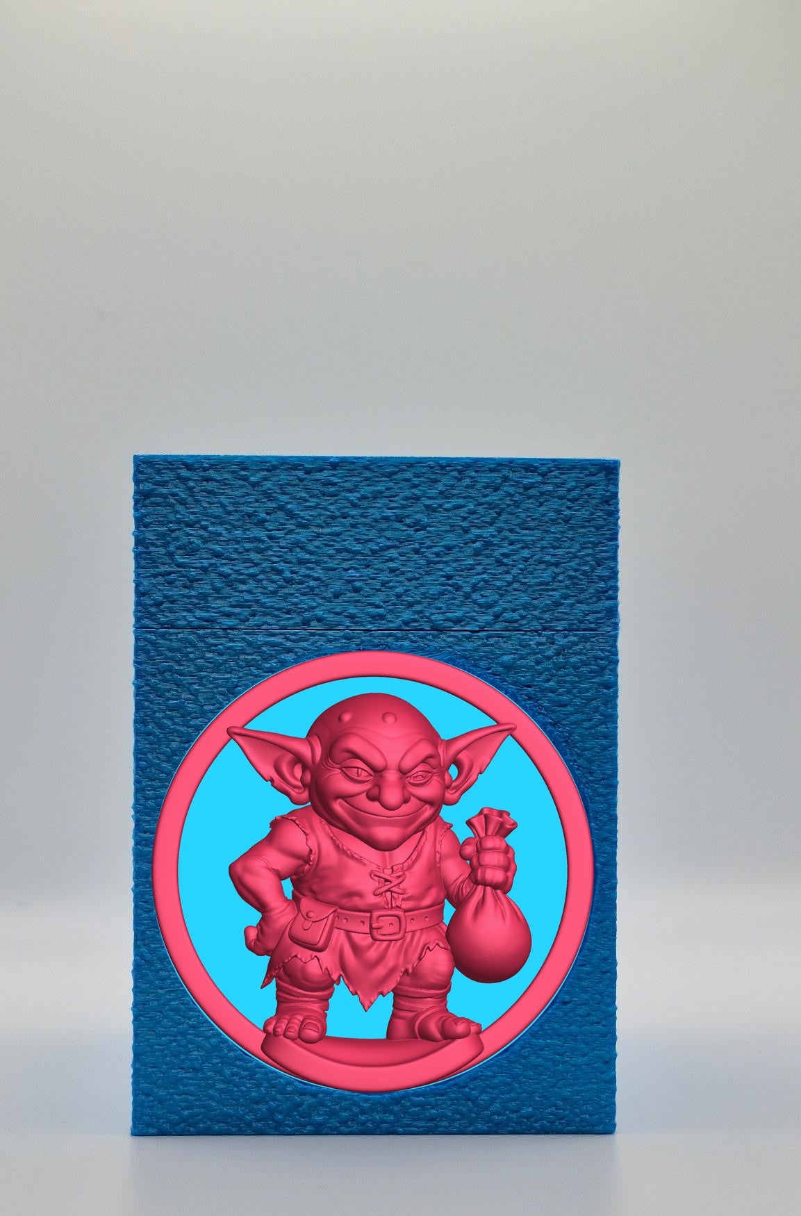 Greedy Goblin Card Box — Blue