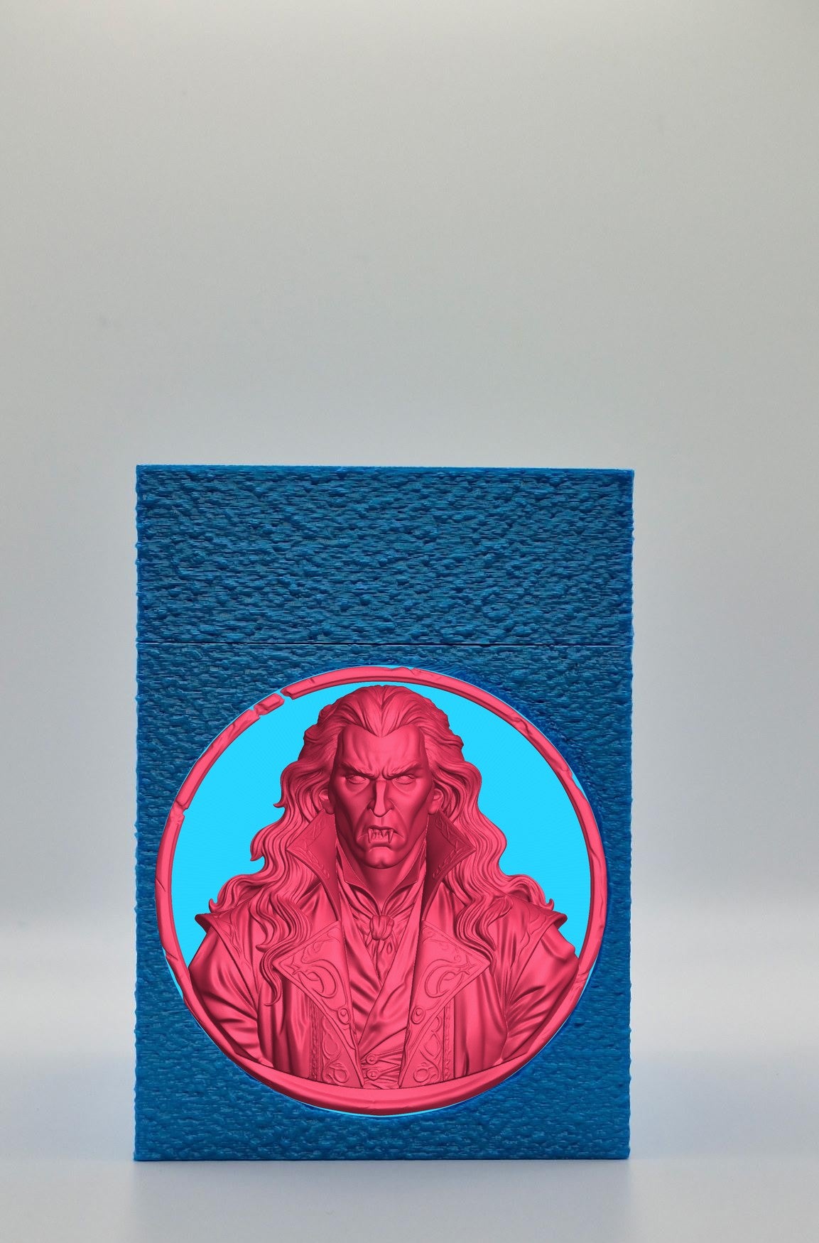 Gothic Vampire Card Box — Blue