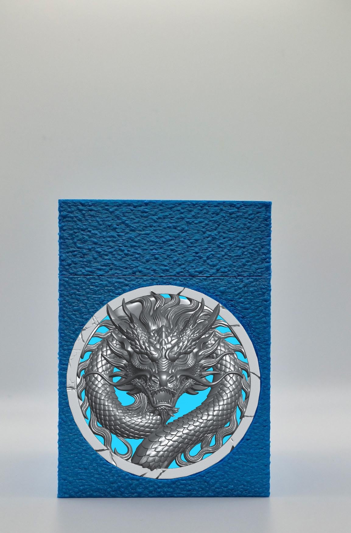 Dragon Card Box — Blue