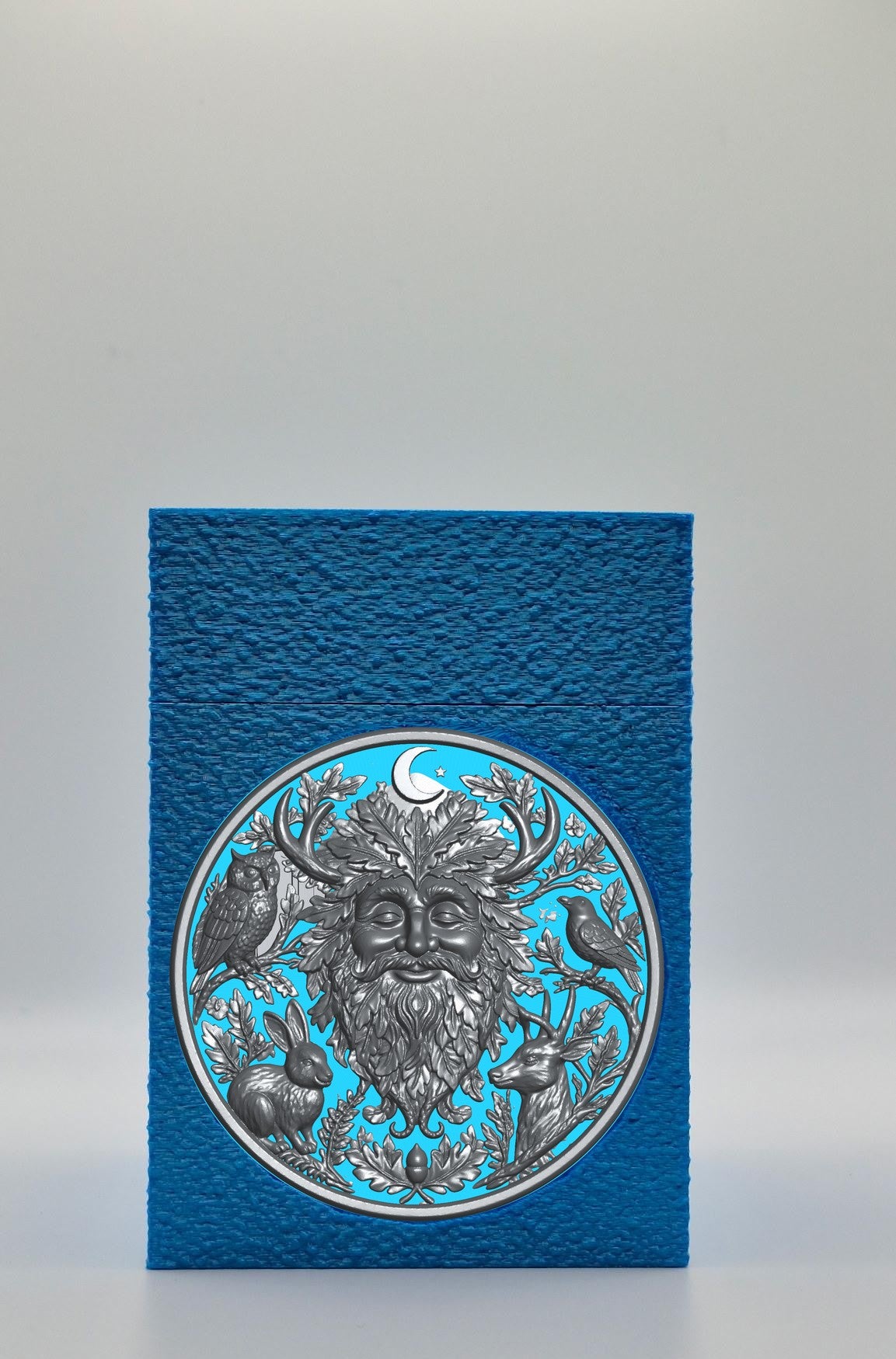Tree Spirit Card Box — Blue