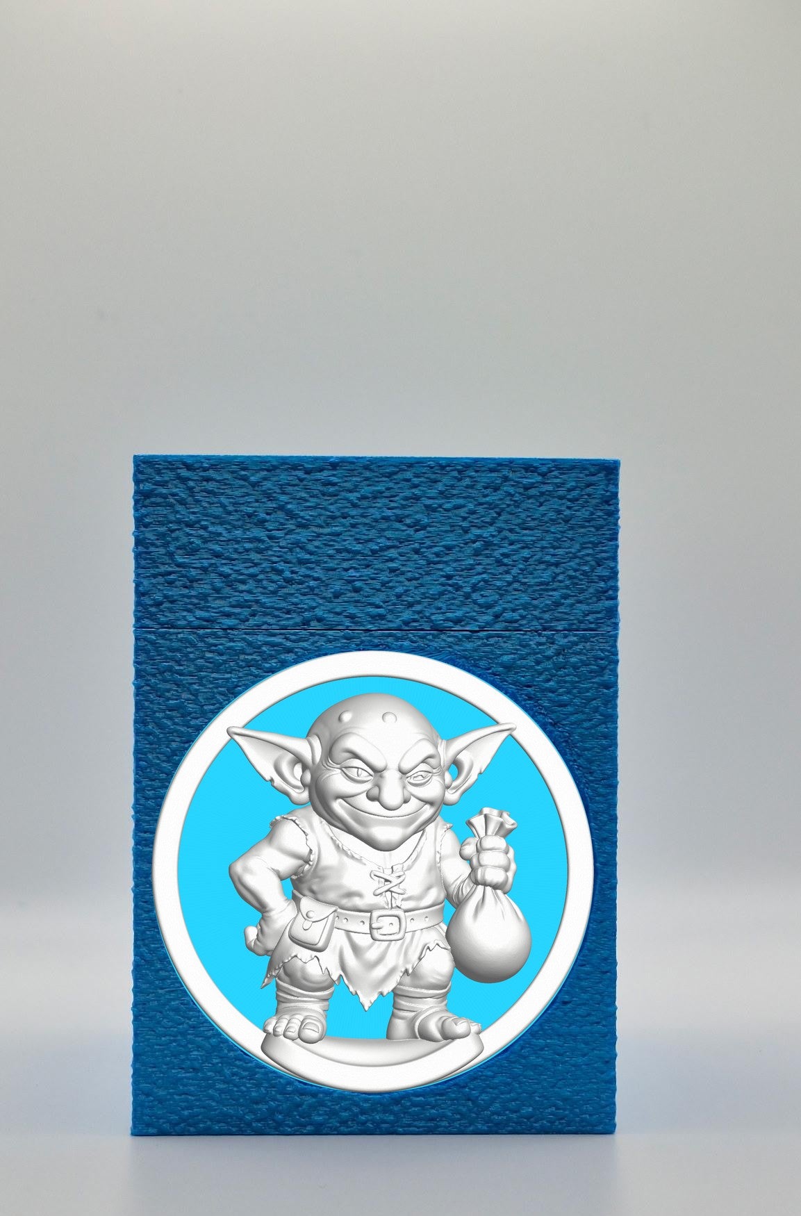 Greedy Goblin Card Box — Blue