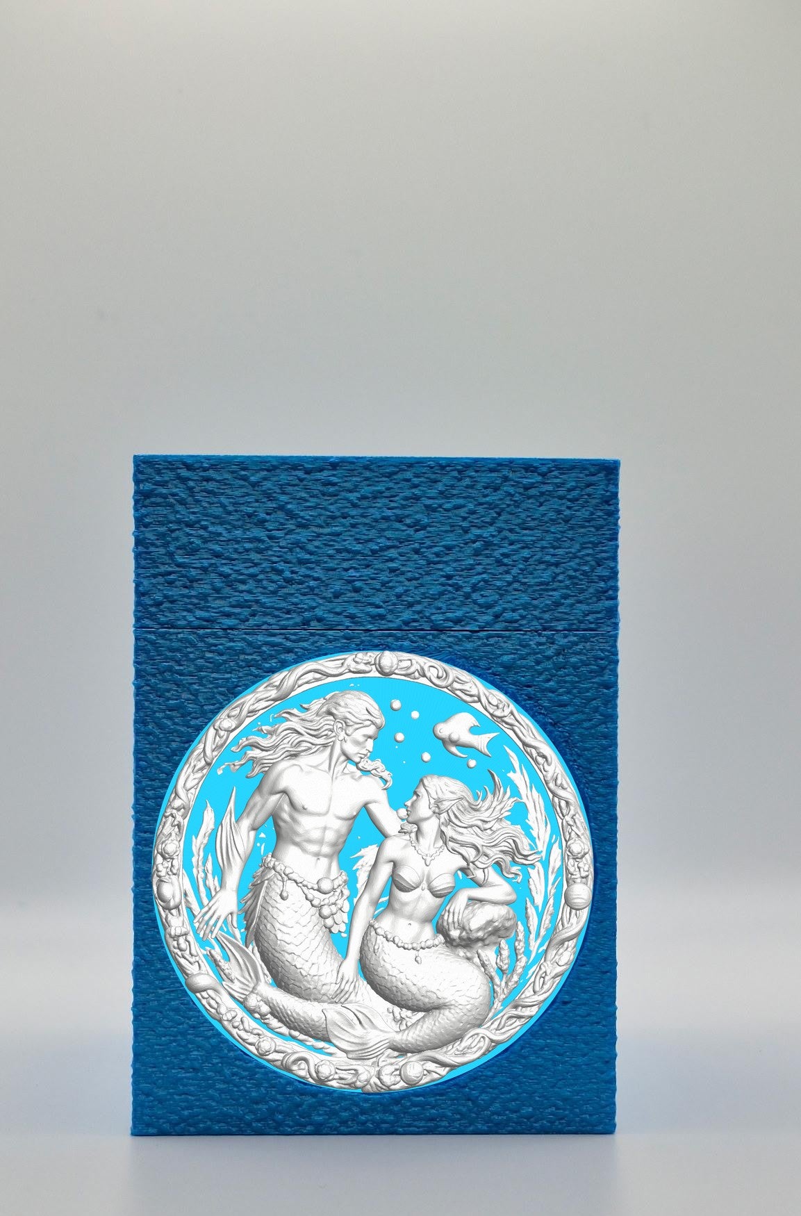 Merfolk Card Box — Blue