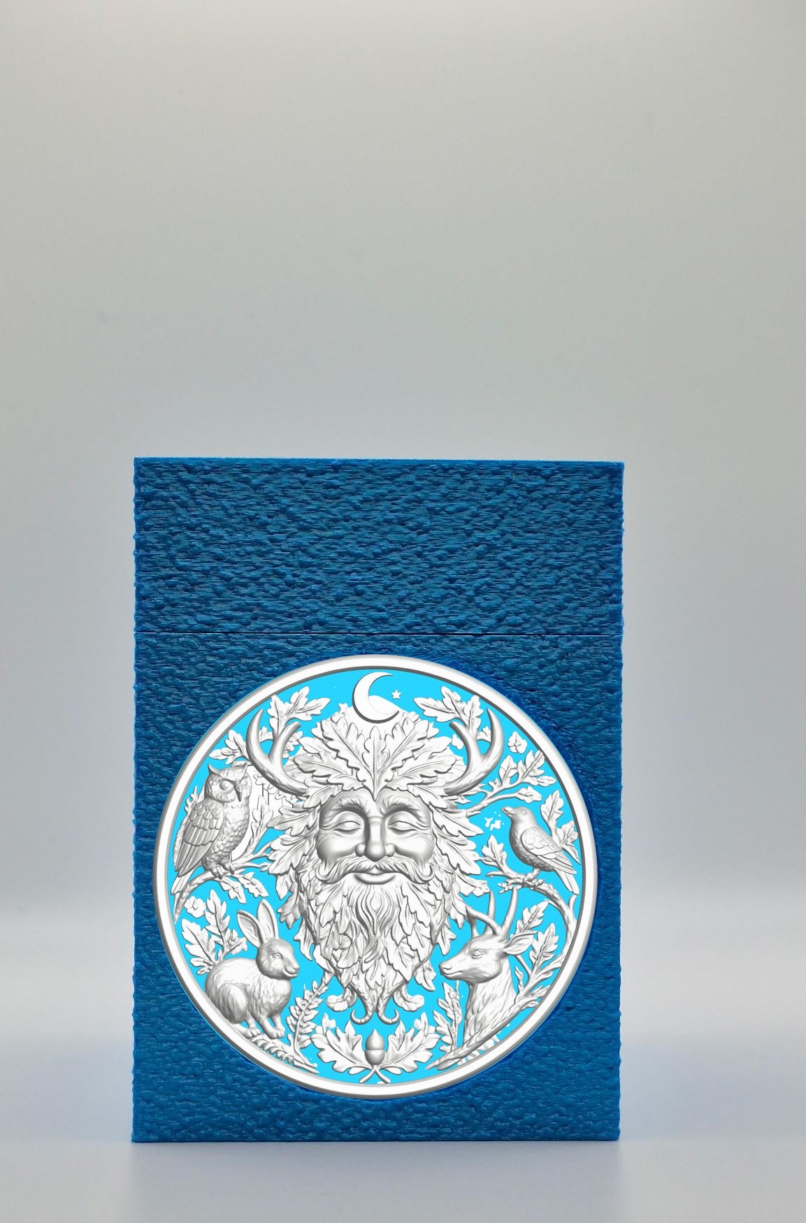 Tree Spirit Card Box — Blue