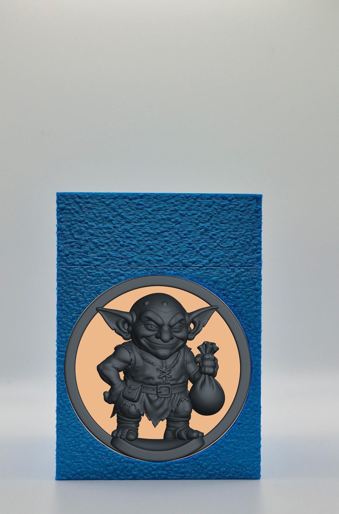 Greedy Goblin Card Box — Blue