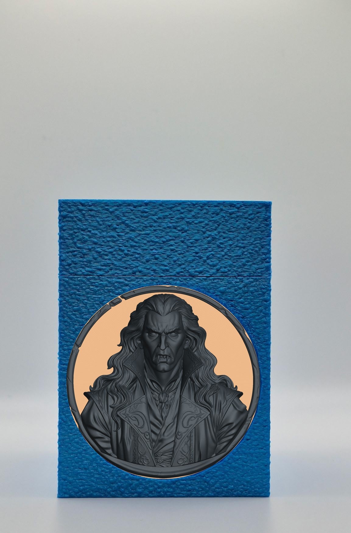 Gothic Vampire Card Box — Blue