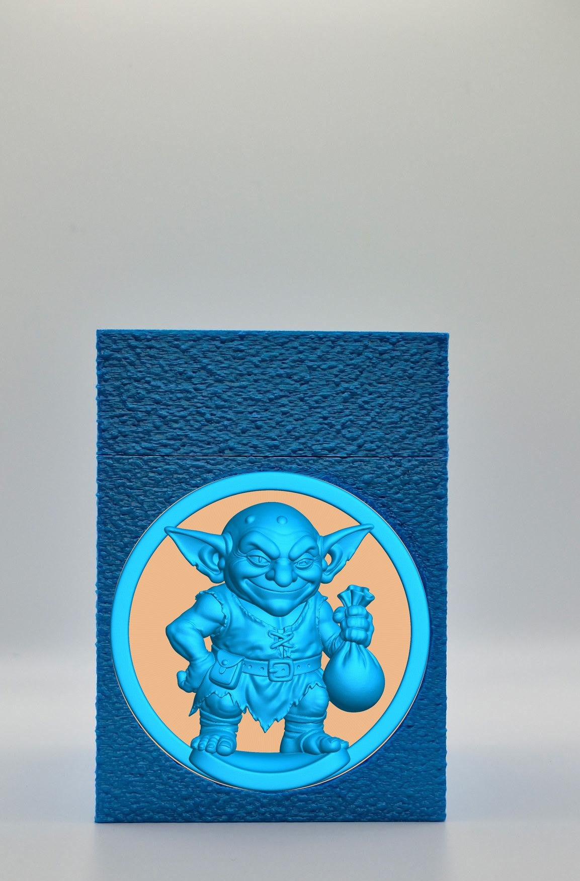 Greedy Goblin Card Box — Blue