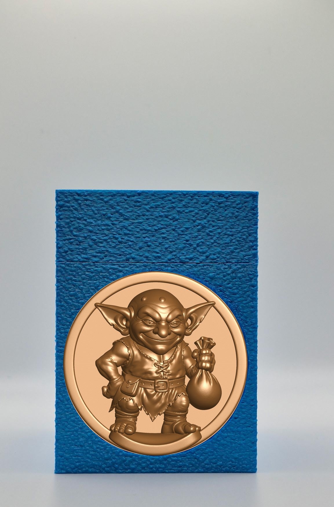 Greedy Goblin Card Box — Blue