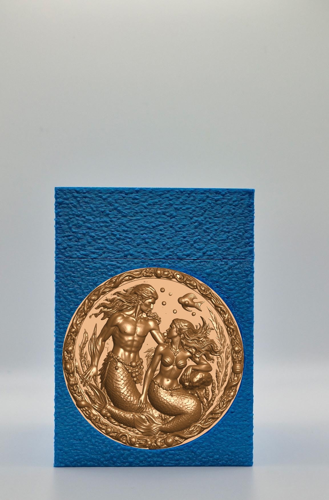 Merfolk Card Box — Blue