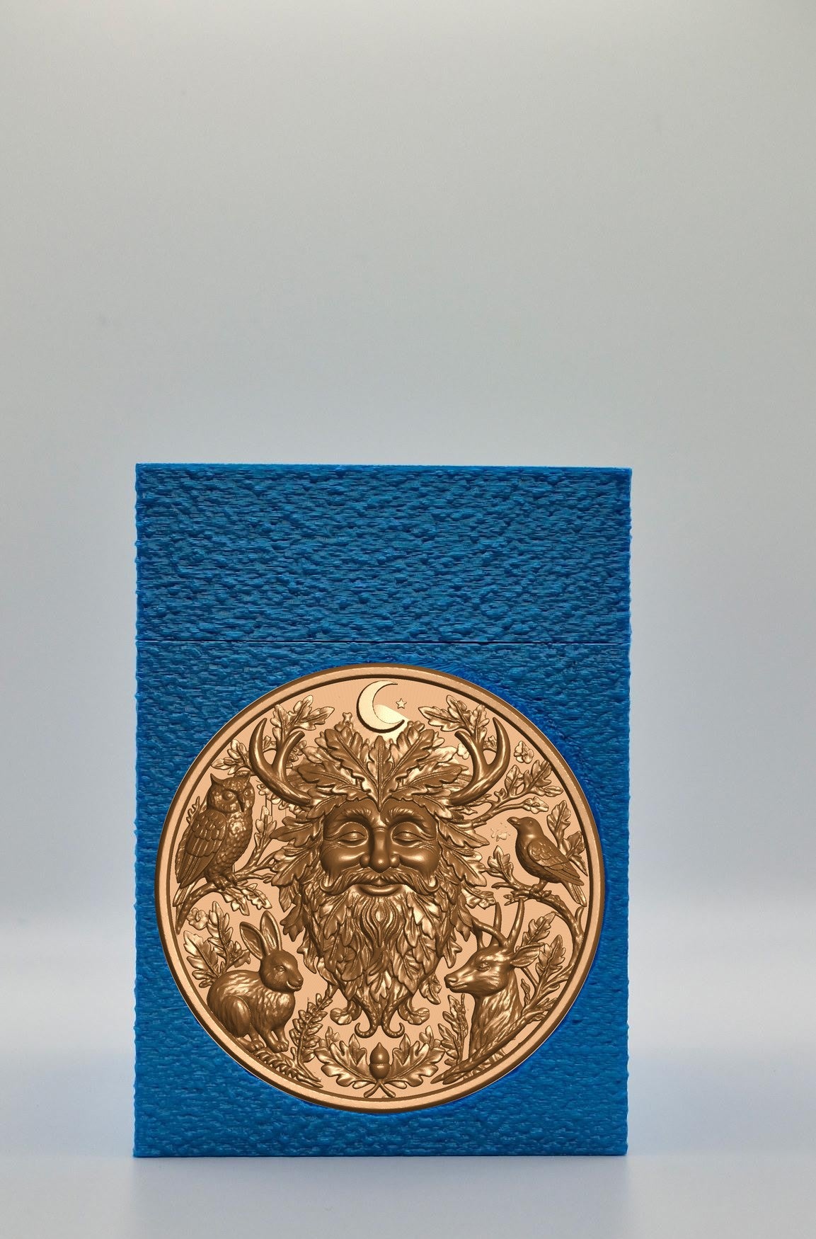 Tree Spirit Card Box — Blue