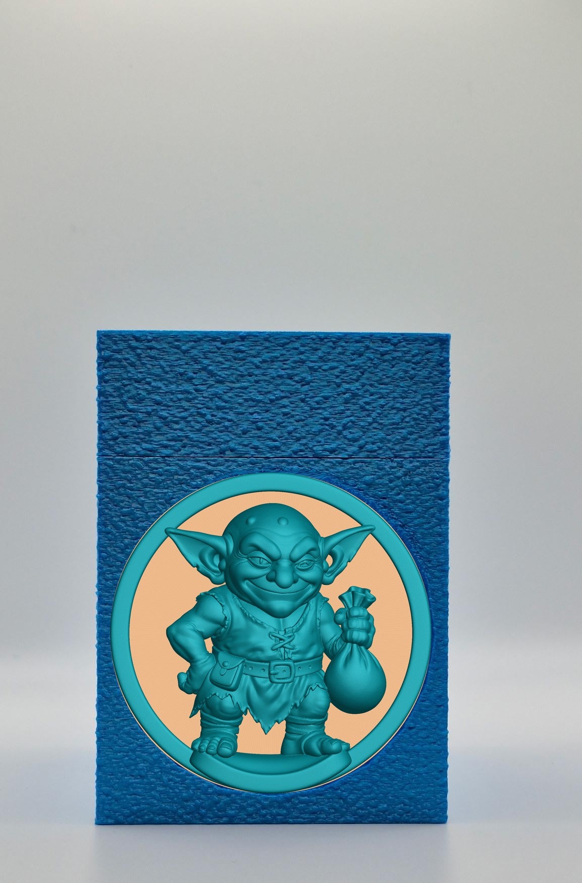 Greedy Goblin Card Box — Blue
