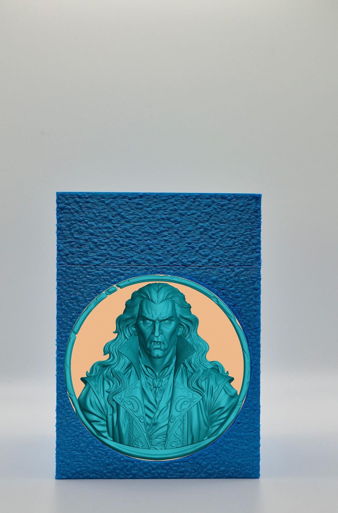Gothic Vampire Card Box — Blue
