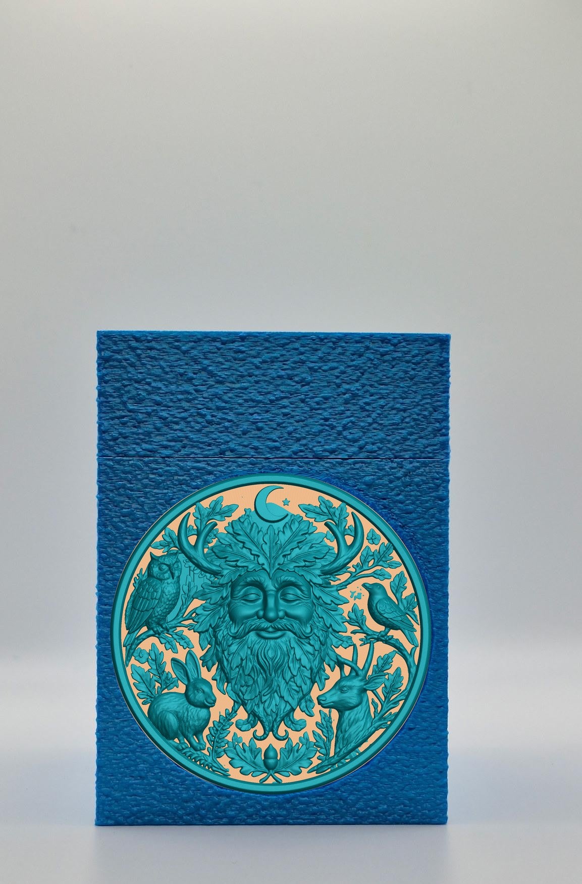 Tree Spirit Card Box — Blue
