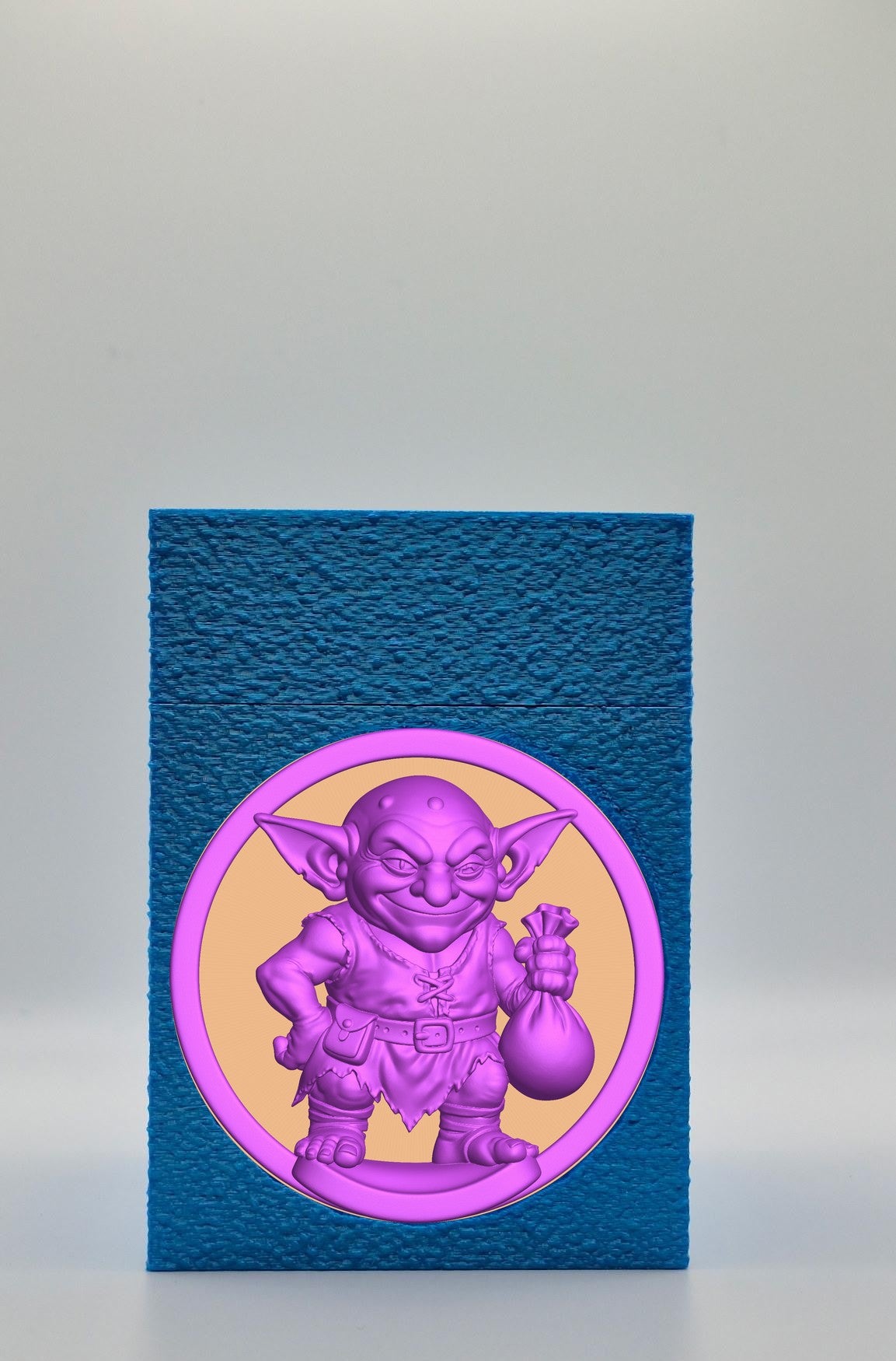 Greedy Goblin Card Box — Blue