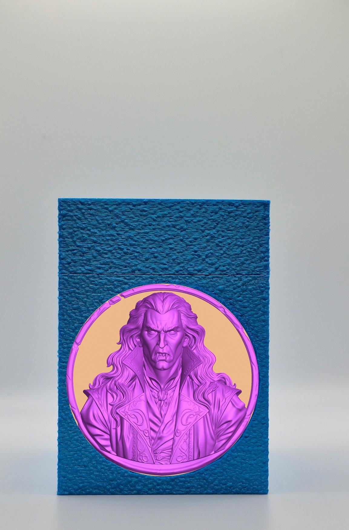 Gothic Vampire Card Box — Blue