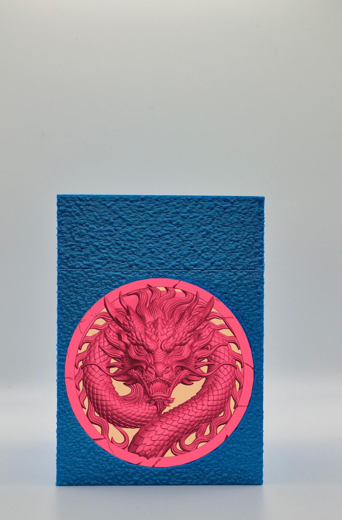 Dragon Card Box — Blue