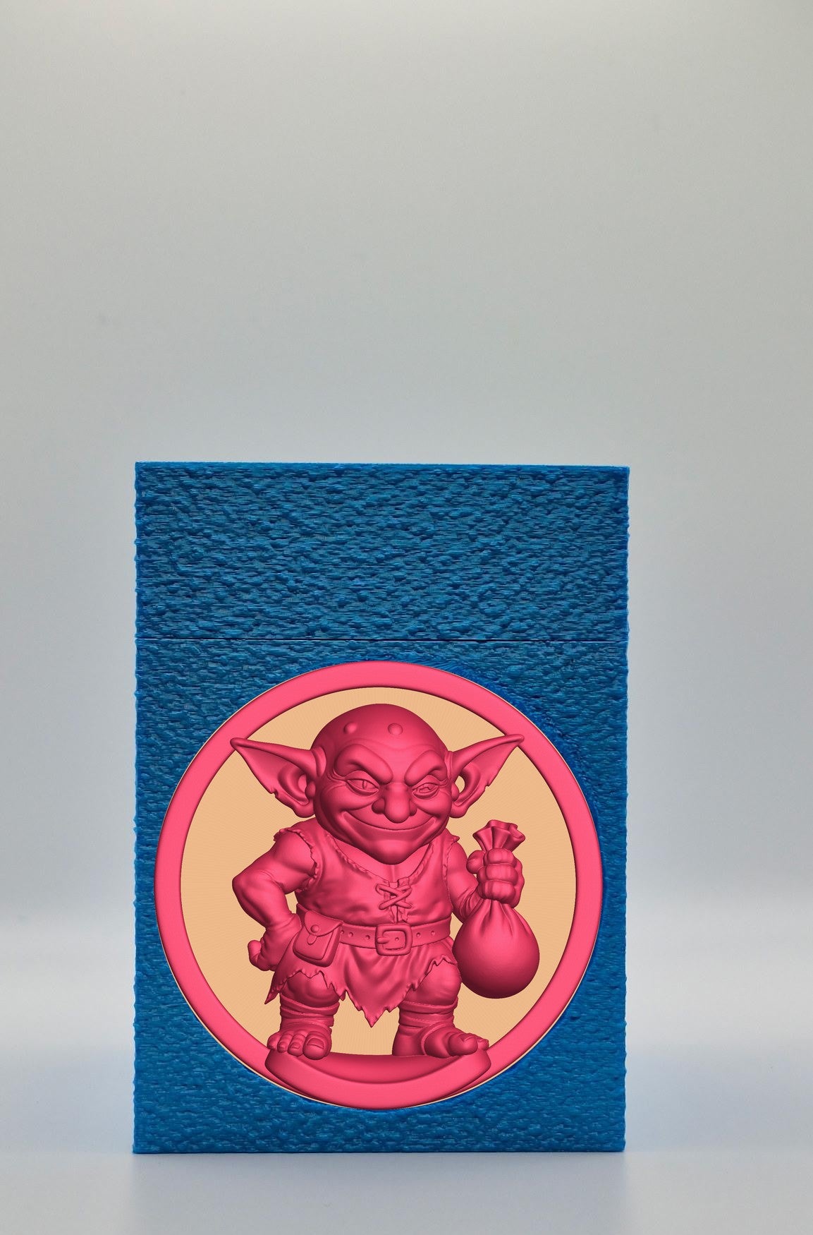 Greedy Goblin Card Box — Blue