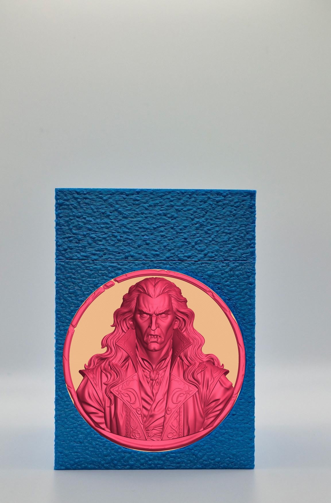 Gothic Vampire Card Box — Blue