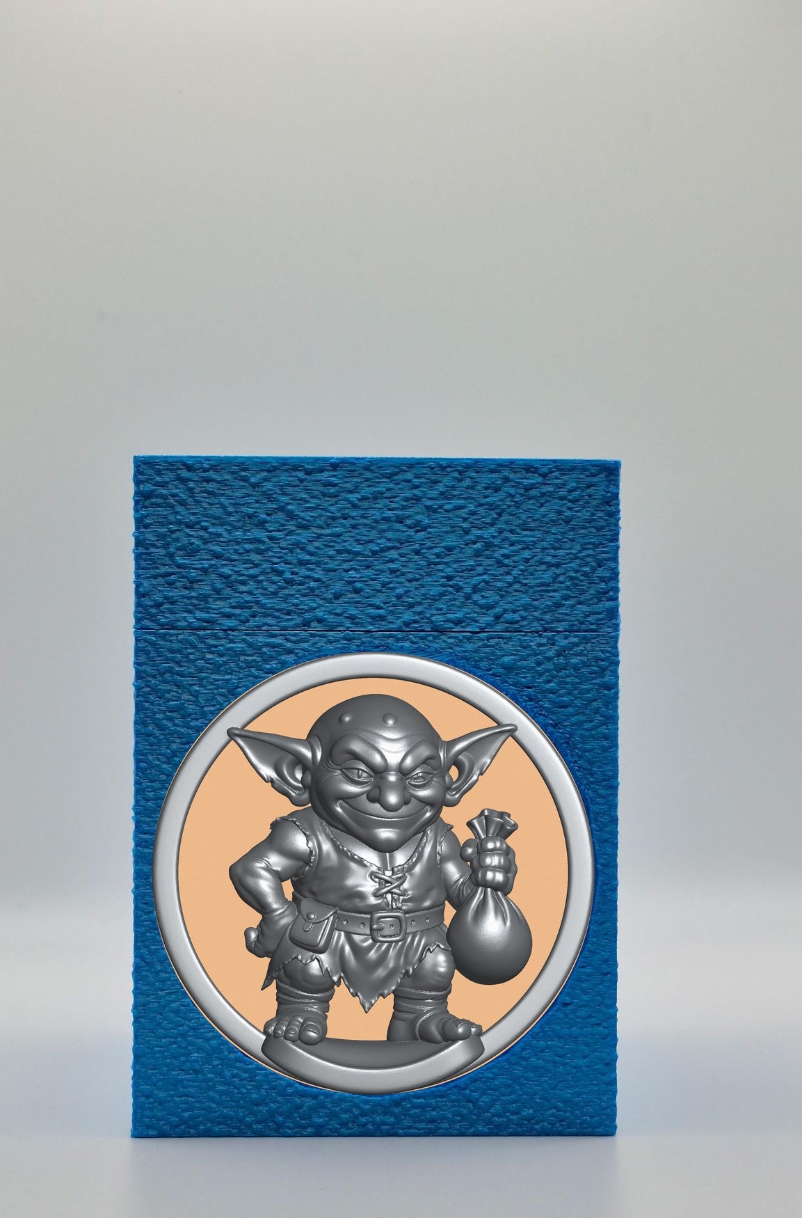 Greedy Goblin Card Box — Blue