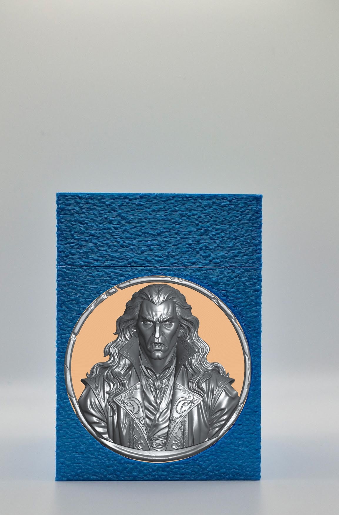 Gothic Vampire Card Box — Blue