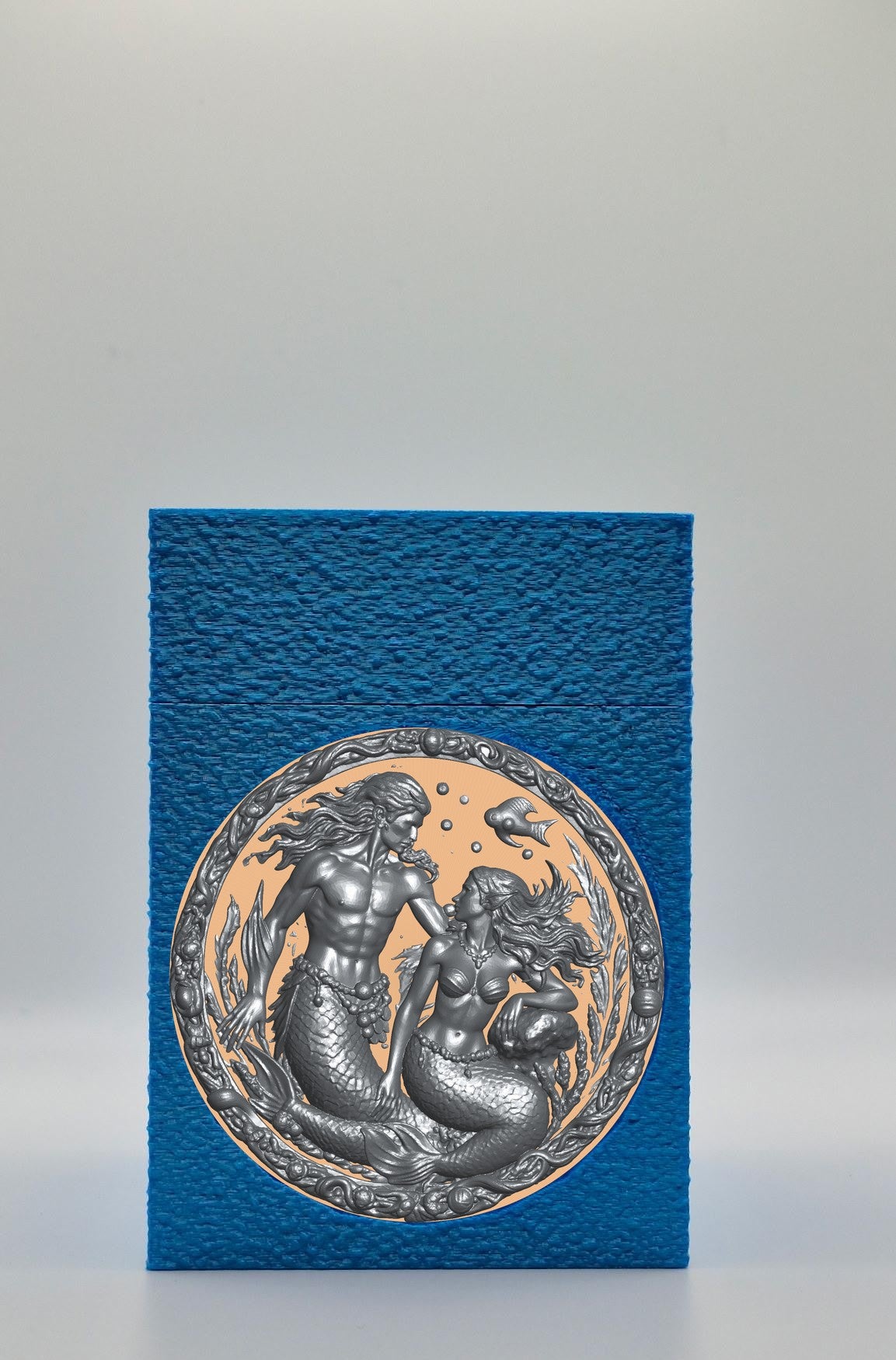 Merfolk Card Box — Blue