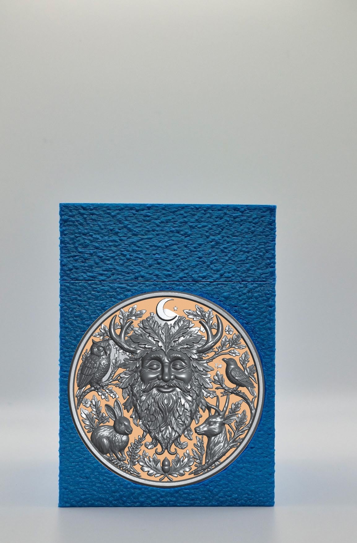 Tree Spirit Card Box — Blue