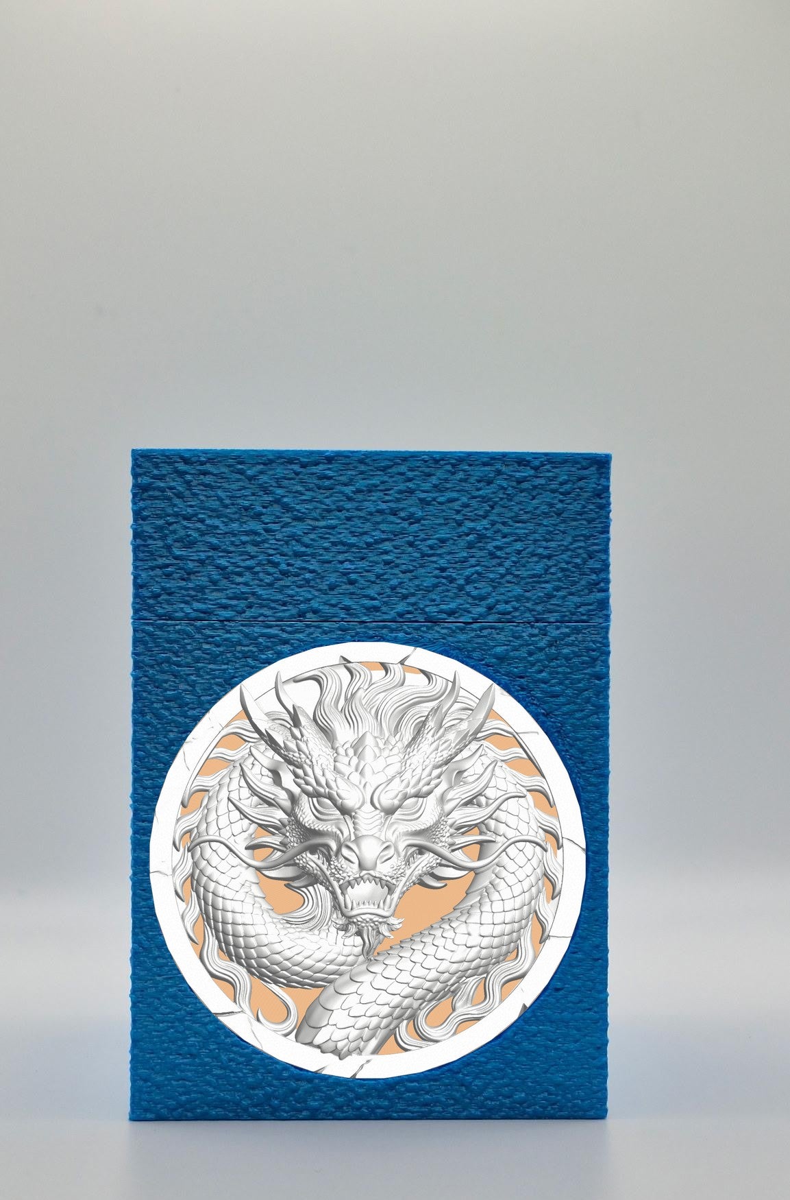 Dragon Card Box — Blue