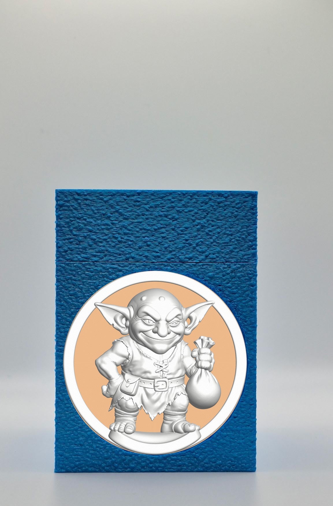 Greedy Goblin Card Box — Blue
